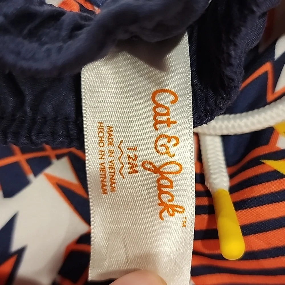 Cat & Jack swim trunks Pineapple - Picture 4 of 7